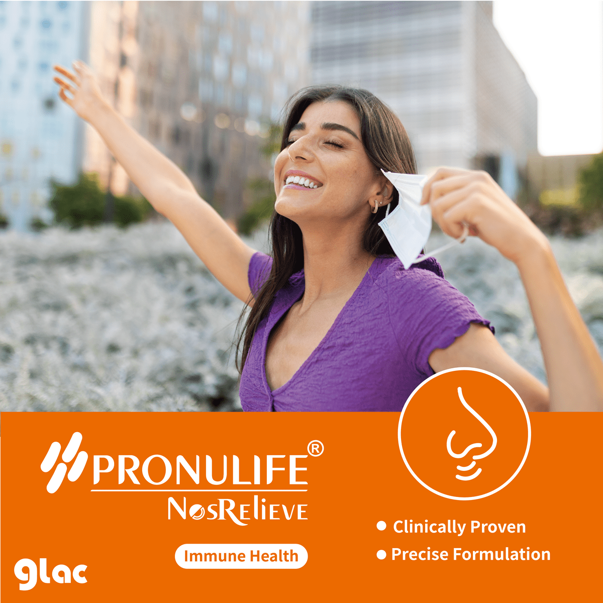 PRONULIFE® NosRelieve-Clinically proven probiotic blend for Allergy Relief