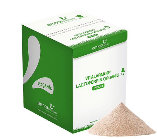The first organic lactoferrin on the market !