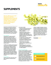 Supplements Brochure