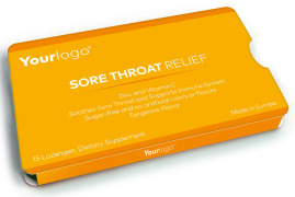 Private Label Sore Throat Relief Lozenge