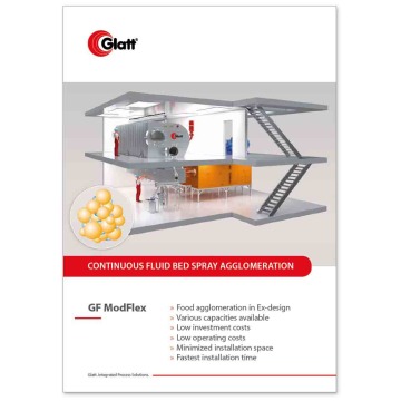 Glatt GF ModFlex - Continuous  Fluidised Bed Spray Agglomeration