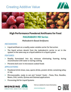 High Performance Food Grade Powdered Antifoams