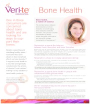 Veri-te™ Resveratrol Bone Health