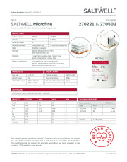 SALTWELL® Microfine. Powdered sea salt with 35% less sodium.