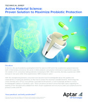 Active Material Science Proven Solution for Probiotic Protection