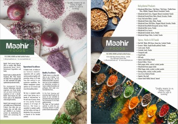 Brief Introduction of Maahir Foods