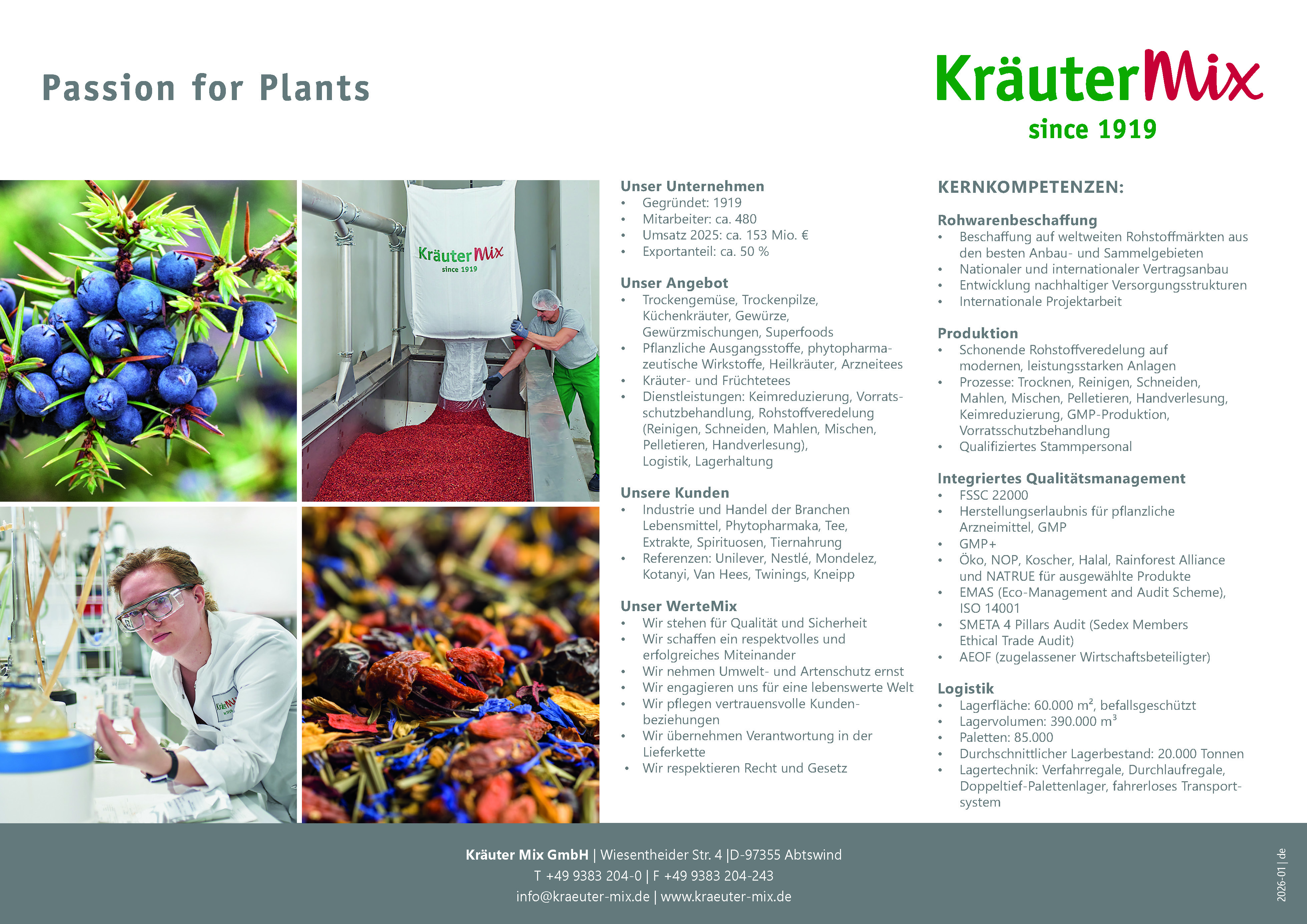 Company Profile – Products, Services & Core Competencies