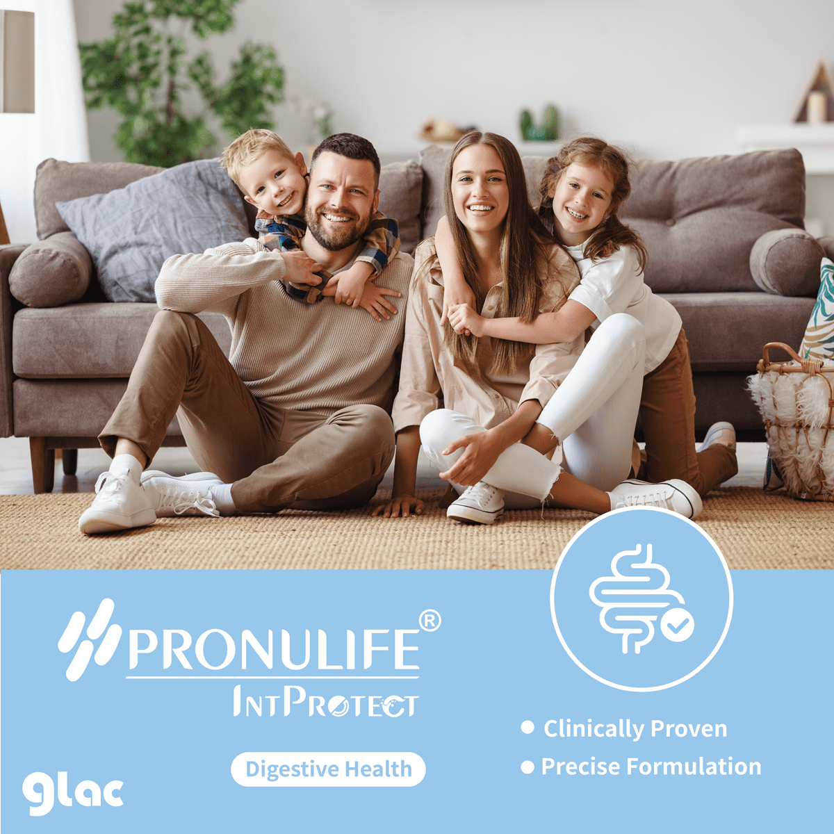 PRONULIFE® IntProtect (IP0301) - Clinically Proven Probiotic Blend for Gut Health