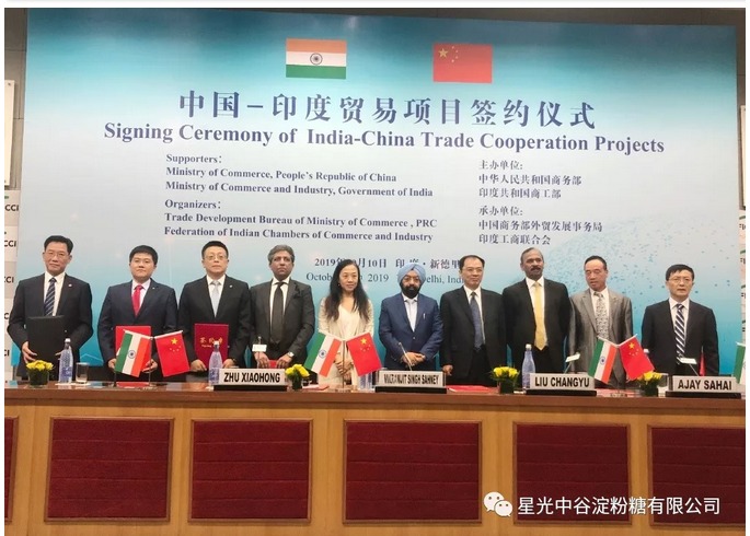 Xingguang Group participated in the China-India Trade Project Signing activity