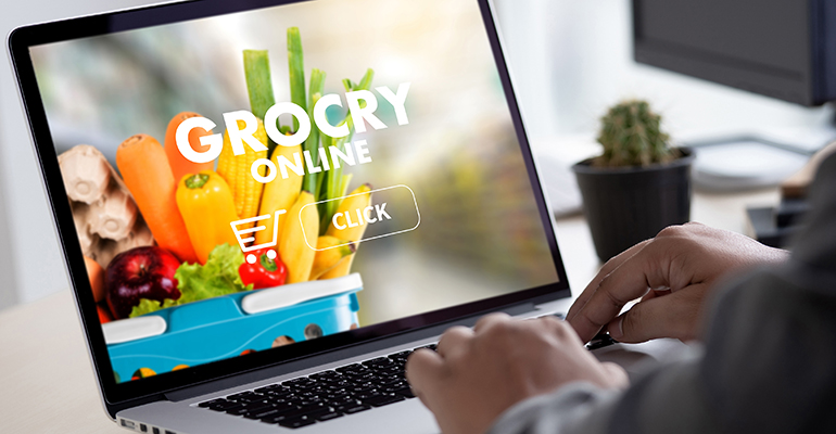 COVID-19 drives surge in online grocery sales
