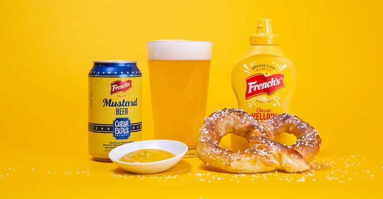 Oskar Blues Brewery partners with French’s for a mustard beer