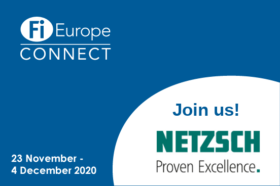 NETZSCH Food & Confectionery participates at Fi Europe CONNECT 2020