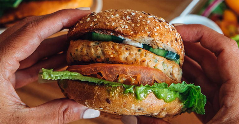 Good Catch sends its plant-based burgers into fast food