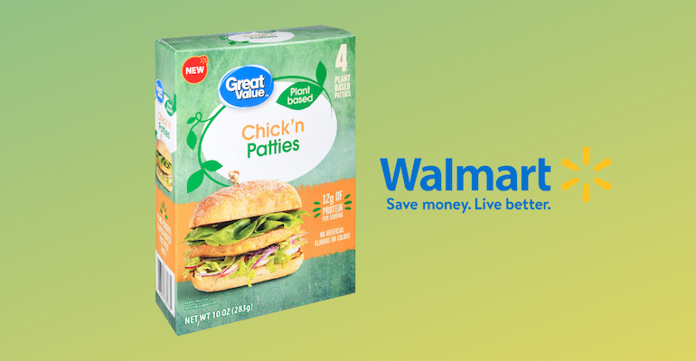 Walmart now makes own-brand vegan chicken patties and tenders