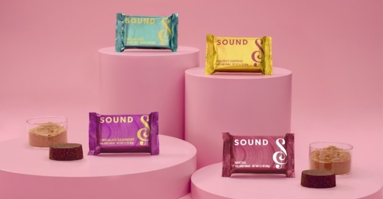 Sound: a protein bar formed using ultrasonic waves