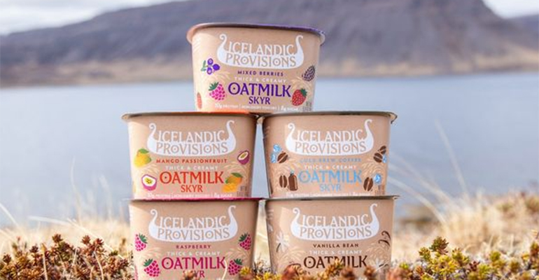 Icelandic Provisions dips into oat milk with new skyr product