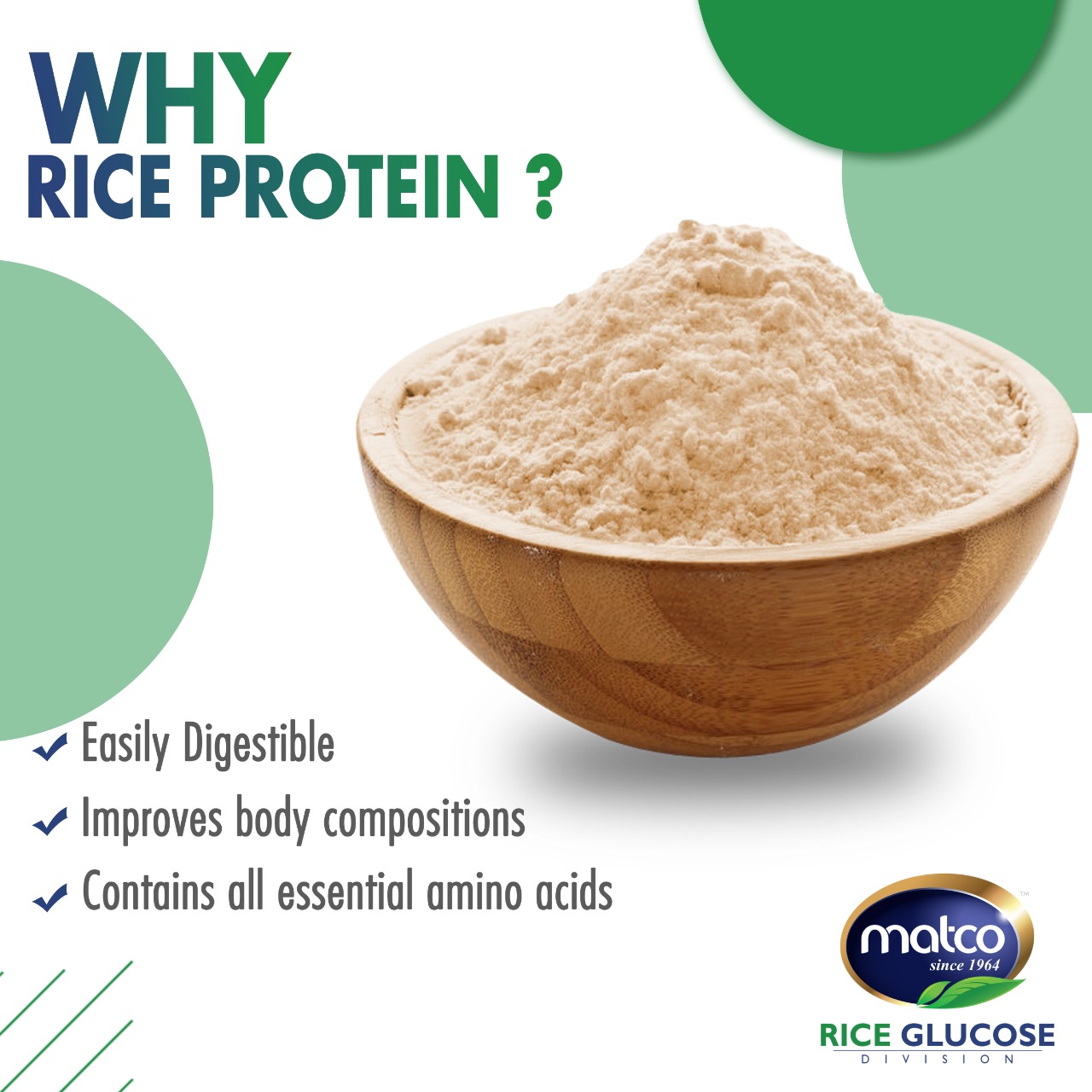 Rice Protein from Matco Foods