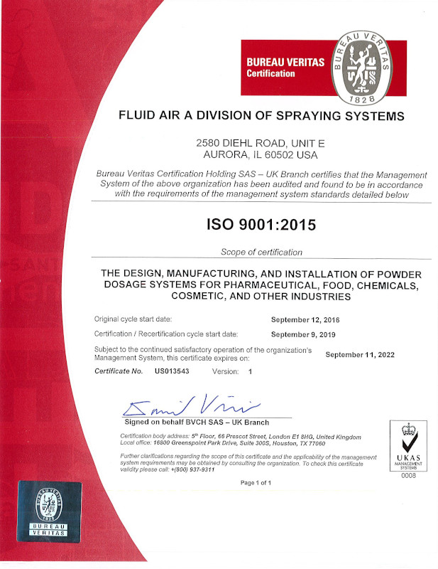 ISO 9001 Certification
