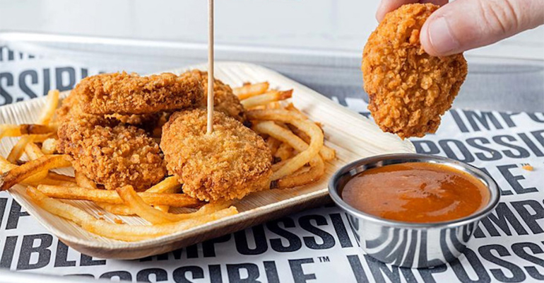 Impossible launches vegan chicken nuggets in restaurants