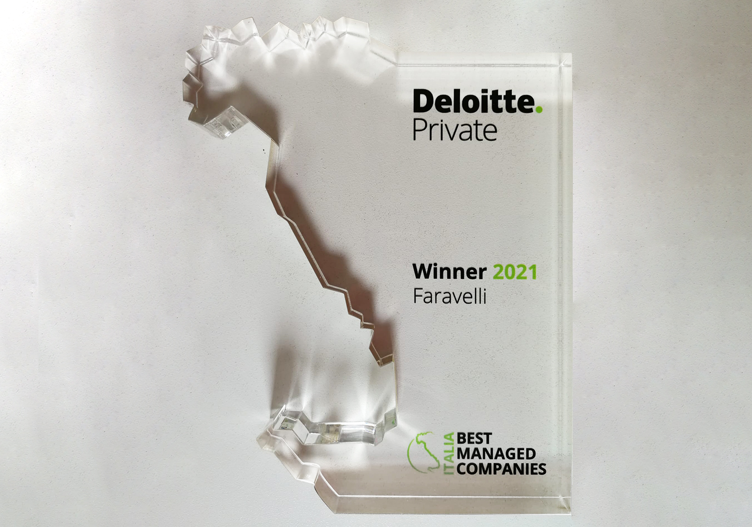 FARAVELLI awarded by Deloitte Italia