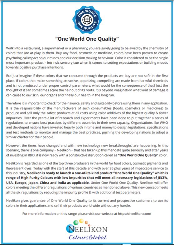 One World One Quality