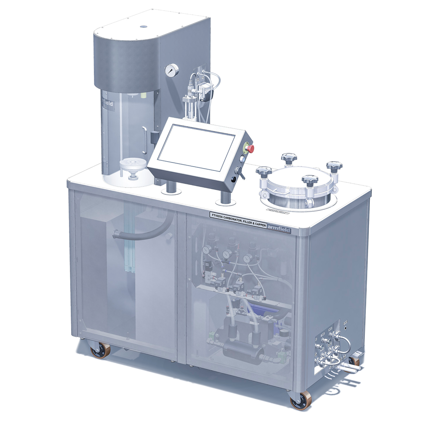New FT102XA Carbonator and Filler - Designed for small scale bottle and carbonation testing!