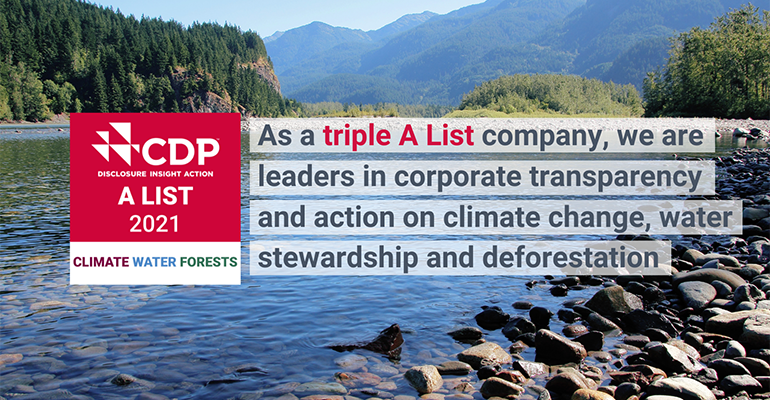 Fuji Oil recognized for second with outstanding triple ‘A’ score by CDP for global environmental leadership