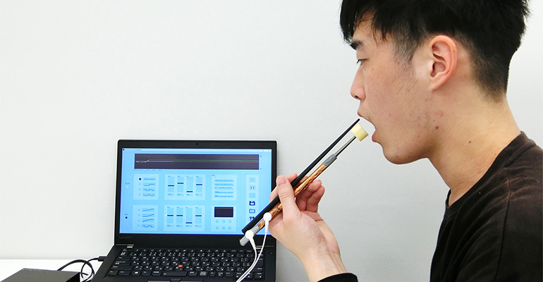 ‘Taste-adjusting’ chopsticks use electricity to give sensation of enhanced salt