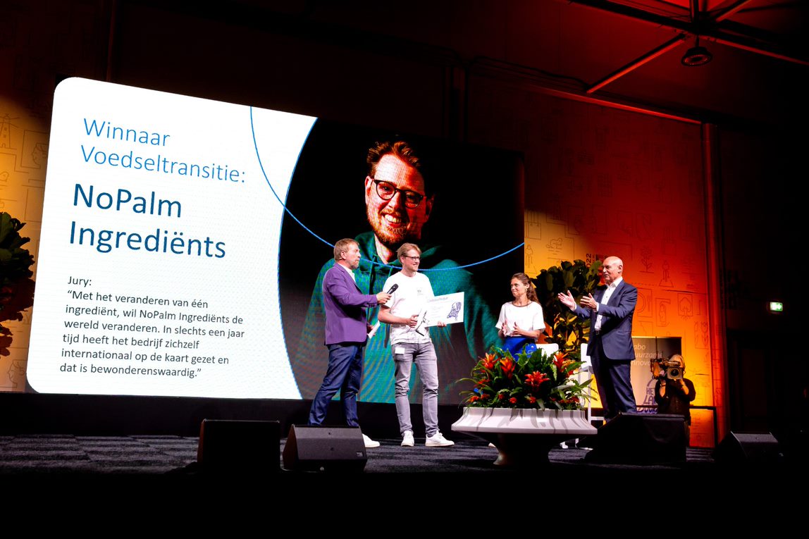 NoPalm Ingredients wins the Rabobank Sustainable Innovation Awards!