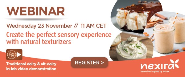 WEBINAR - Create the perfect sensory experience with natural texturizers