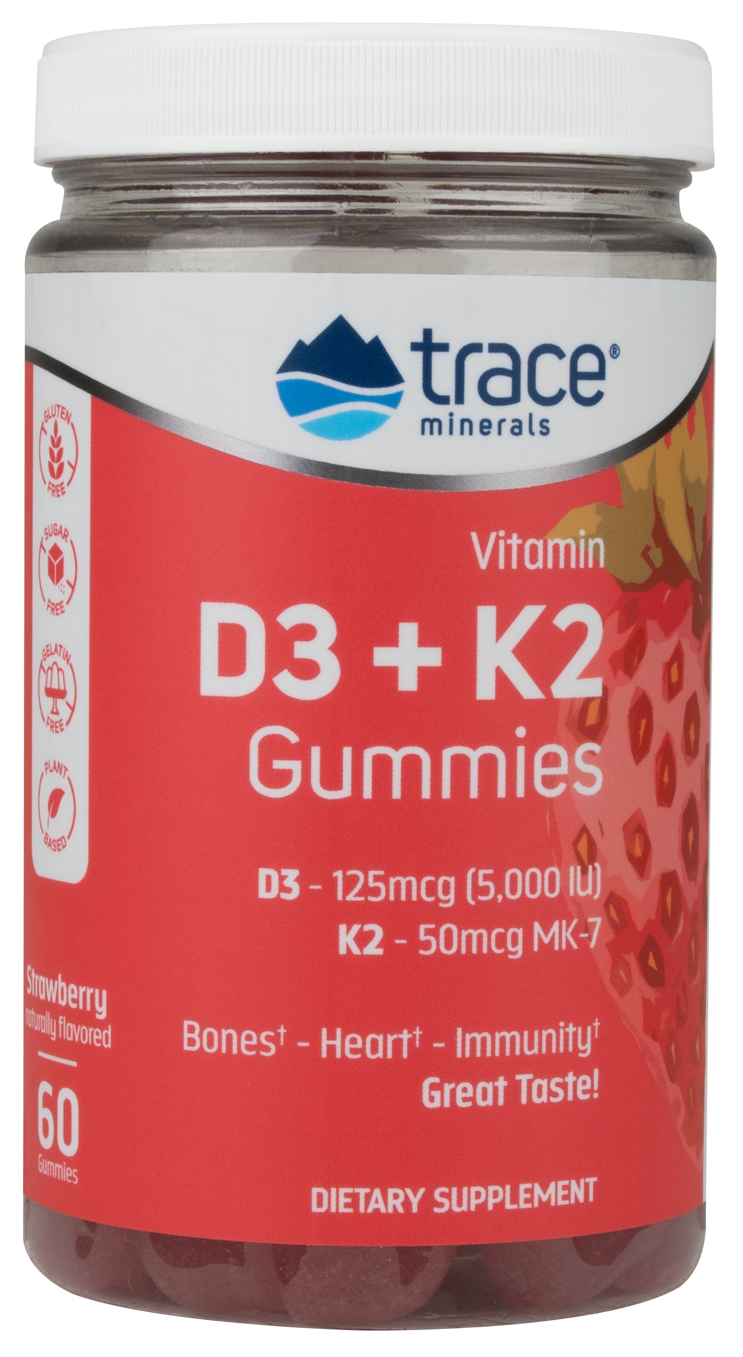 Trace Minerals' D3 + K2 Gummies Wins Supplement Award For Favorite Bone & Joint Product By Delicious Living Magazine