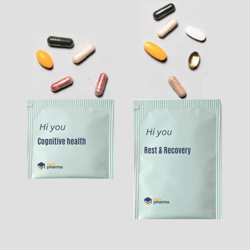 Personalized food supplements packs / Personalized daily vitamins packs