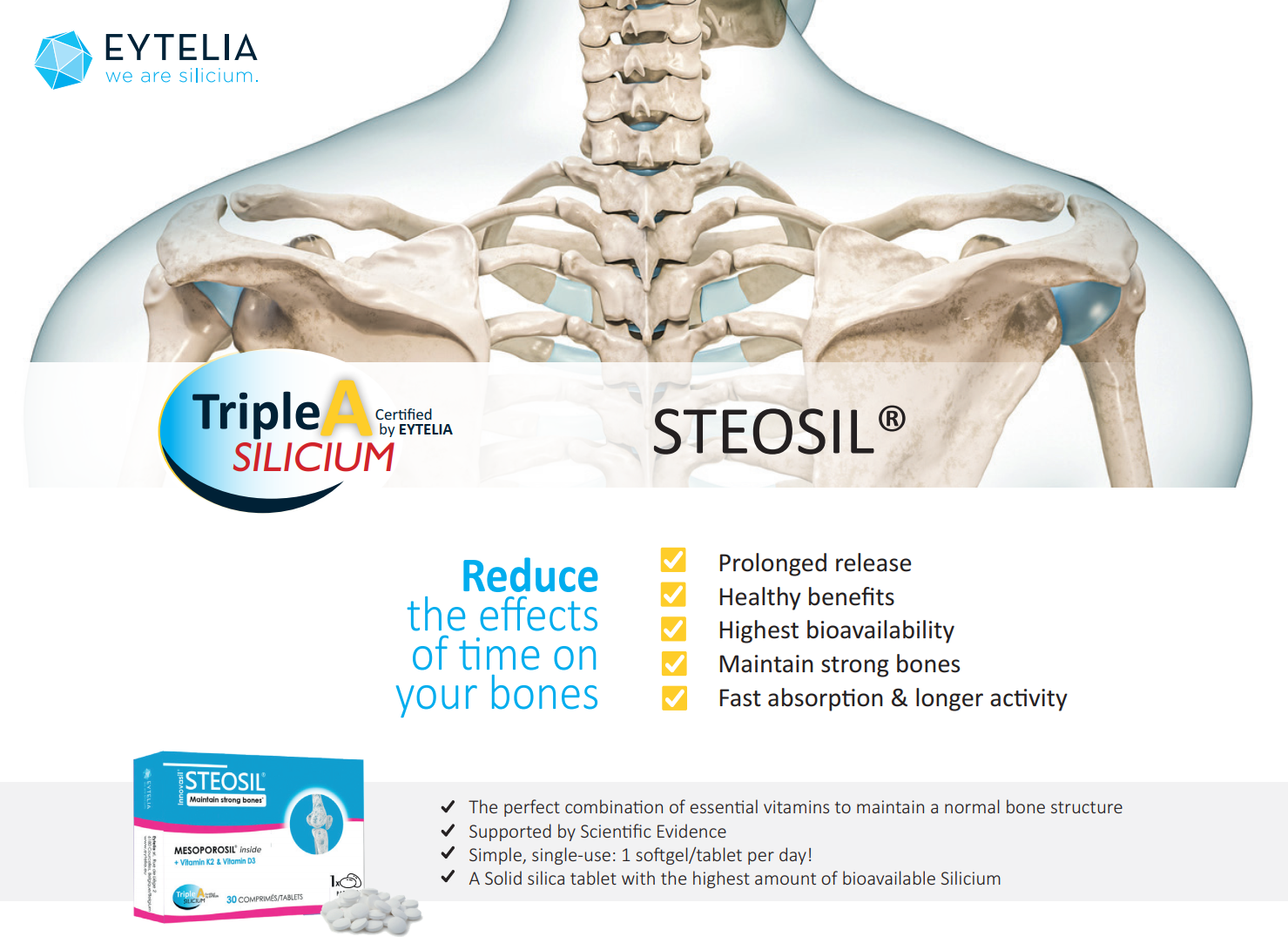 Curious how our STEOSIL® improves your customers' well-being?
