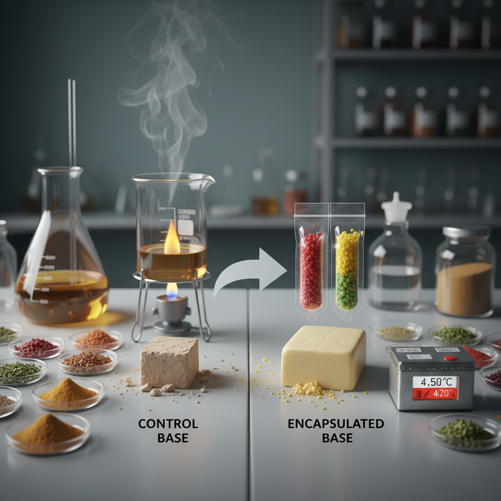 The Heat Test: How Encapsulation and Bases are Ending the Multi-Billion Dollar Flavor Fade