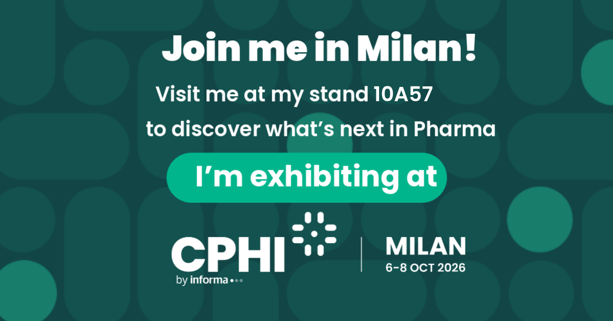CPHI 2026 - Visit us at our booth 10A57