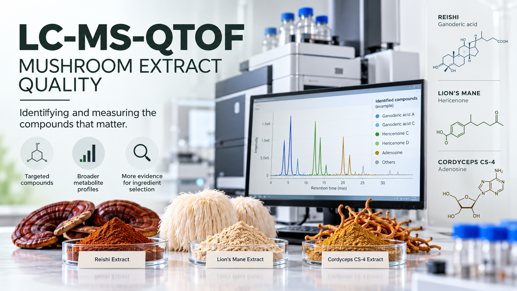 What LC-MS-QTOF Can Tell Us About Mushroom Extract Quality