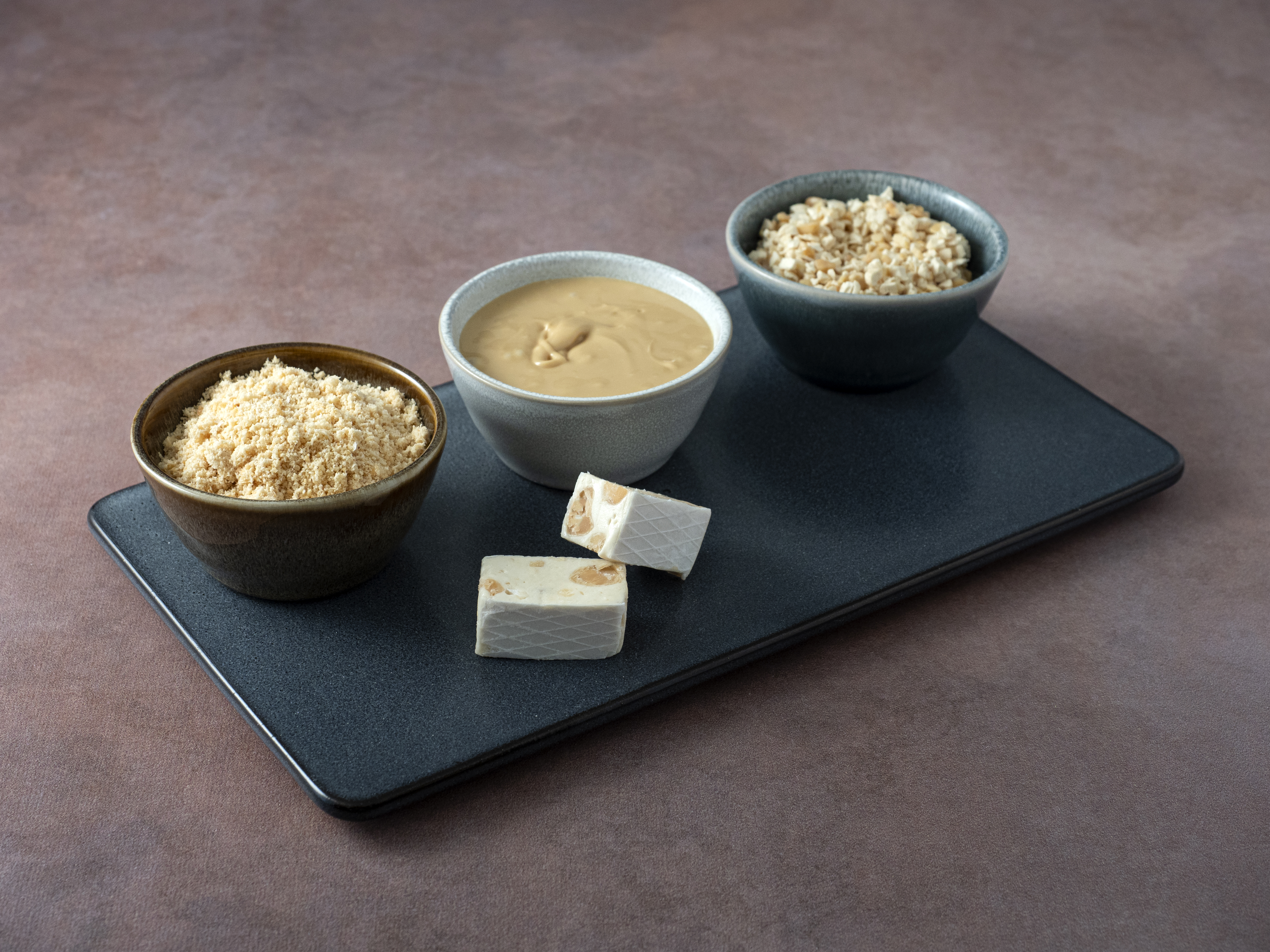 Nougat and Nougat-Based Products: Chips, Cream and Powder