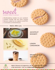 Flavours | Sweet Flavour Inspired Cream Filled Cracker