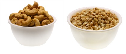 Dry Roasted Cashews - Whole & Broken/Diced