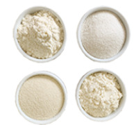 Texturising functional flours