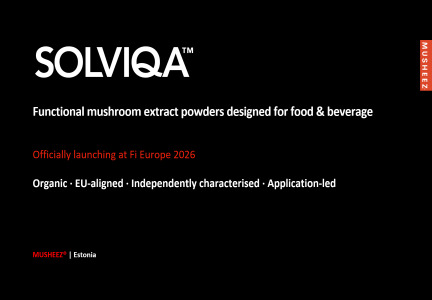 SOLVIQA™ Mushroom Ingredients for Food and Beverage Development
