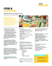 Food & Nutrition Brochure
