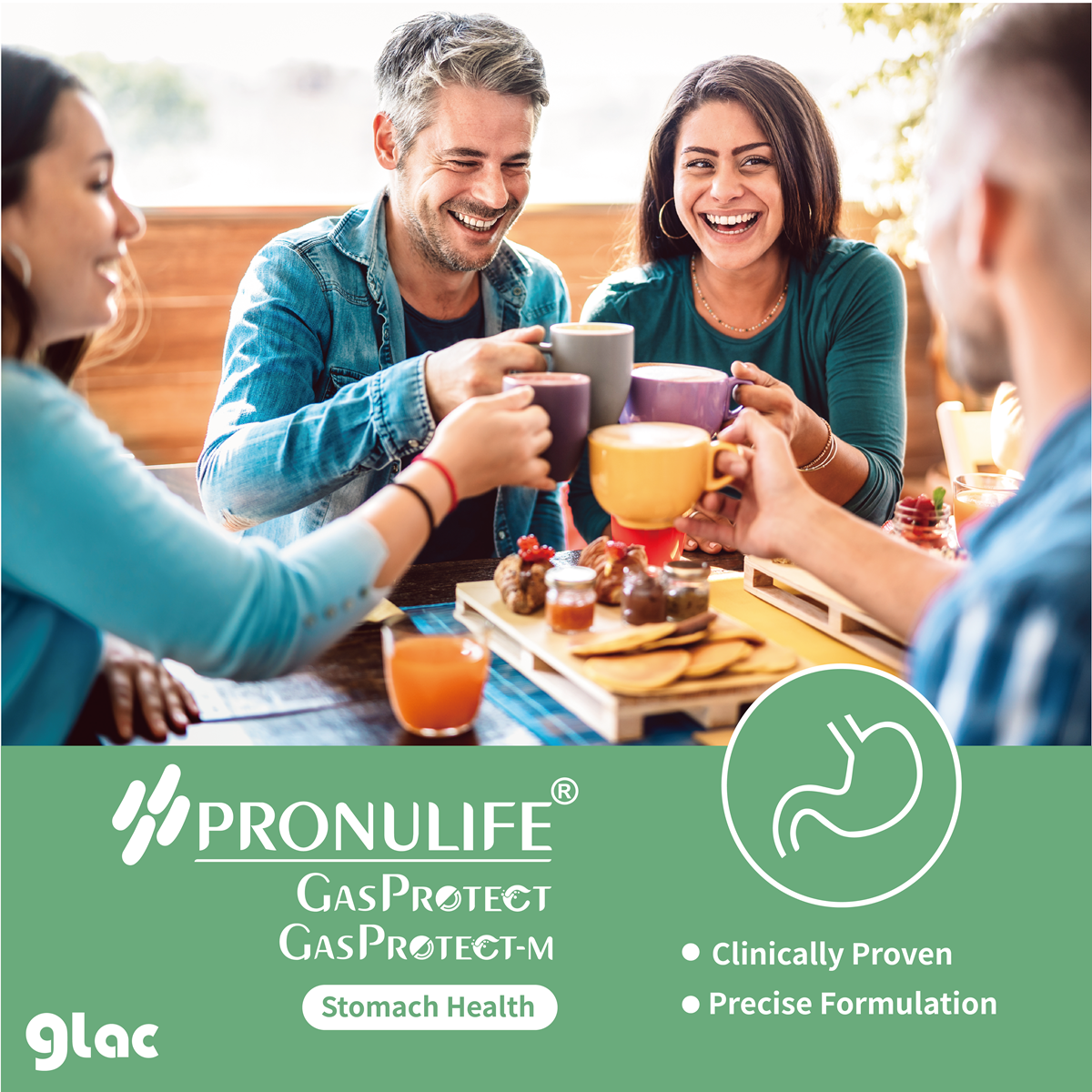 PRONULIFE®GasProtect-Stomach Health Probiotics
