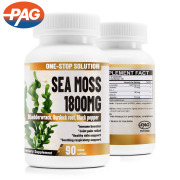 Factory Outlet Popular Seamoss Capsule Private Label Immunity Boosting Metabolism Support Sea Moss Hard Capsules