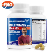 Men'S 50+ Herbal Plus Contains 30 Nutrients Vegetarian Mineral Multivitamin Tablets For Men