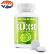 Fast Acting Glucose Chewable Energy Tablet 60Tabs Provide Low Blood Sugar & Boosts Energy Glucose Orally Disintegrating Tablets