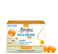 Apropos Gola Defens PRO Lozenges - Orange Flavour Sugarfree with Sweeteners