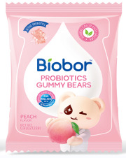 Biobor Probiotics Gummy Bears (Natural Peach )