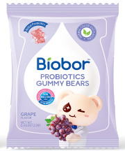 Biobor Probiotics Gummy Bears (Natural Grape)