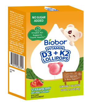 Biobor D3+k2 LOLLIPOPS